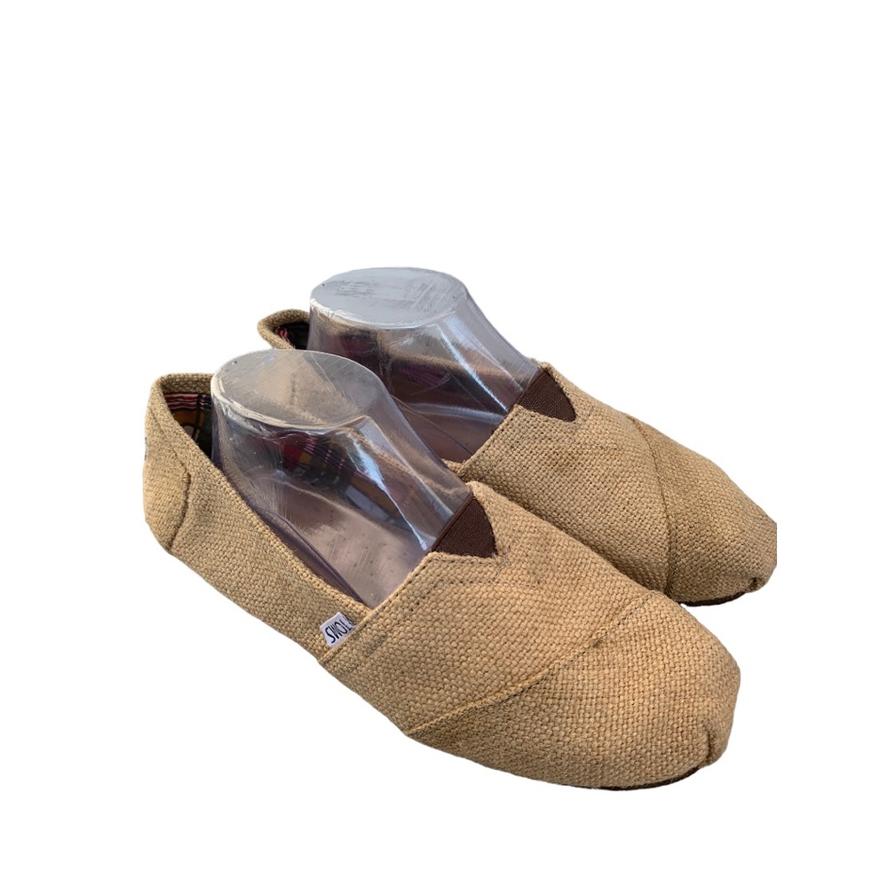 TOM'S Women's Slip On Shoe Tan Size 10 - Picture 3 of 9